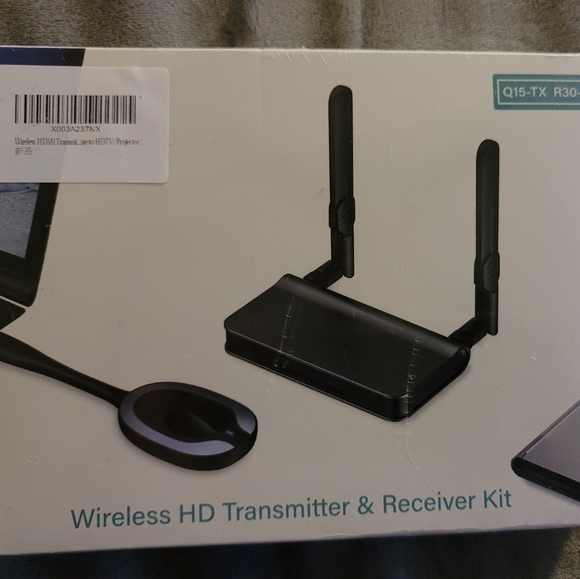 Wireless HDMI Transmitter and Receiver Kit - Plug & Play, Stable 2.4/5GHz Stream - Picture 7 of 8
